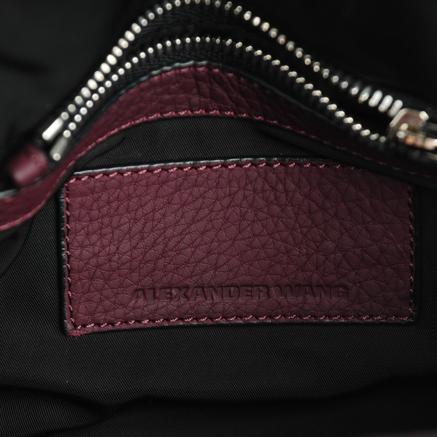Alexander Wang Pebbled Calfskin Mini Rockie Matte Oxblood 6 of 7