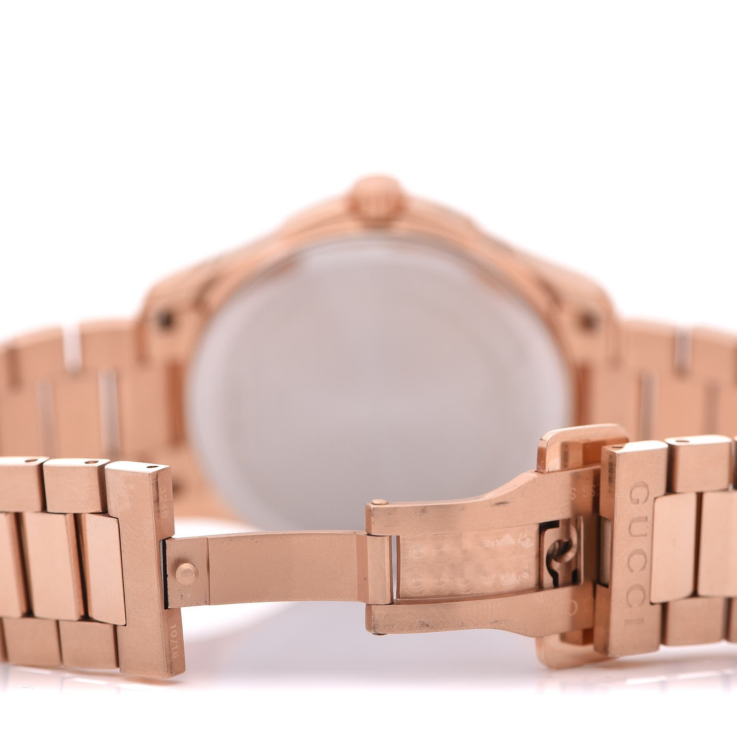 Gucci Stainless Steel 38mm G-Timeless Diamante Quartz Watch Rose 6 of 10