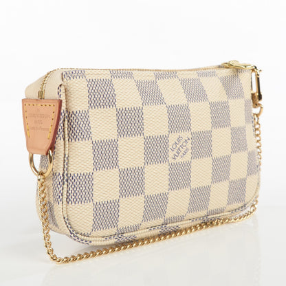 Louis Vuitton Damier Azur Mini Pochette Accessories 3 of 8