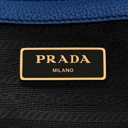 Prada Vitello Phenix Tote Blue 9 of 18