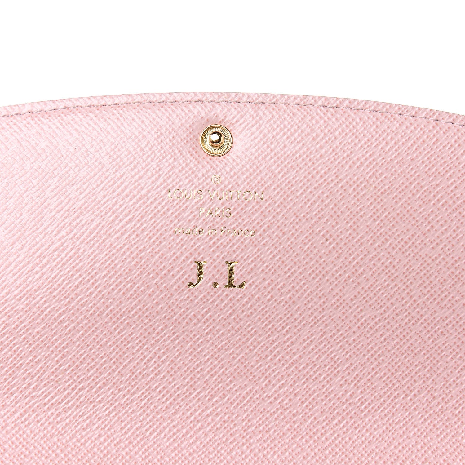 Louis Vuitton Damier Azur Emilie Wallet Rose Ballerine 6 of 16