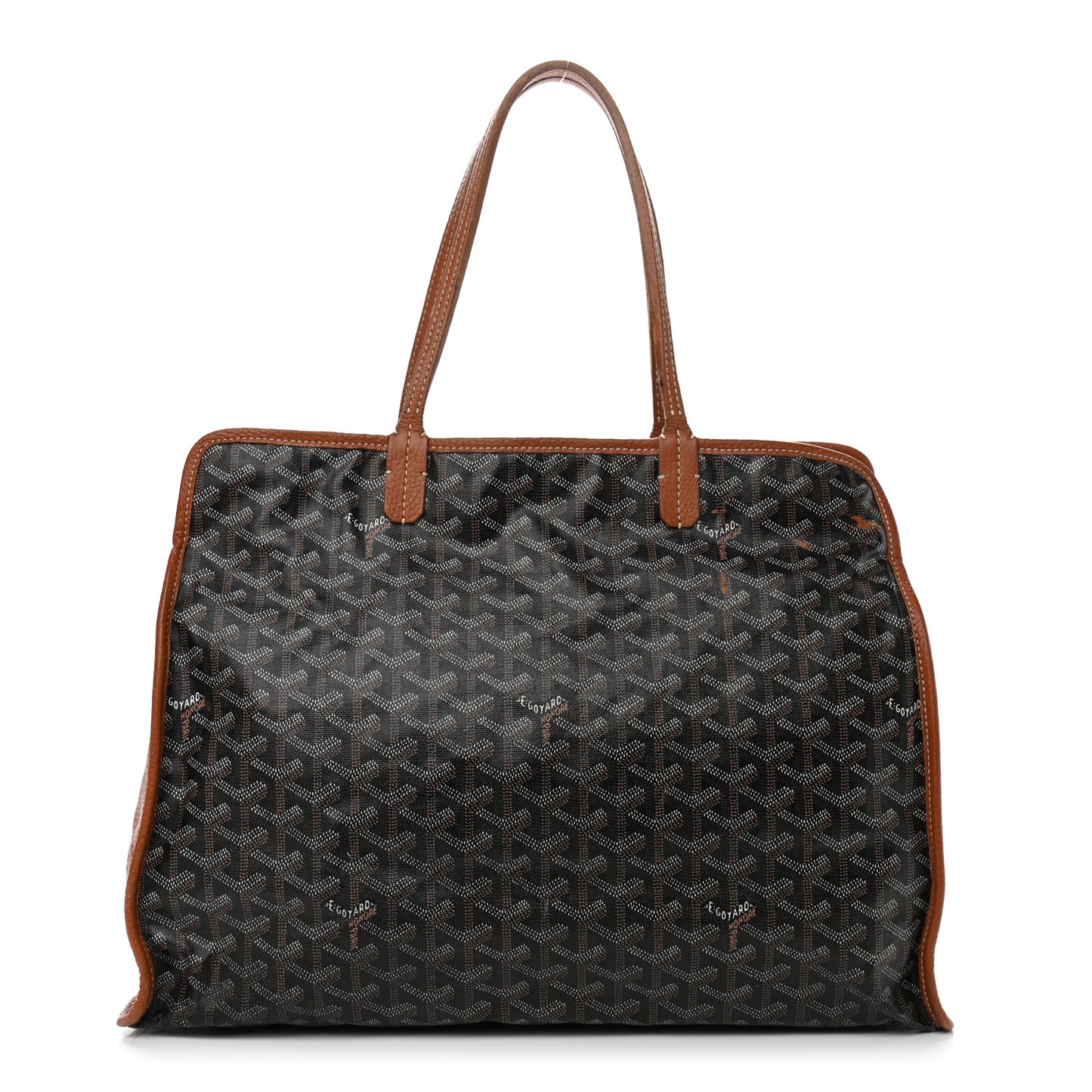 Goyardine Sac Hardy Pet Carrier PM Black Gold