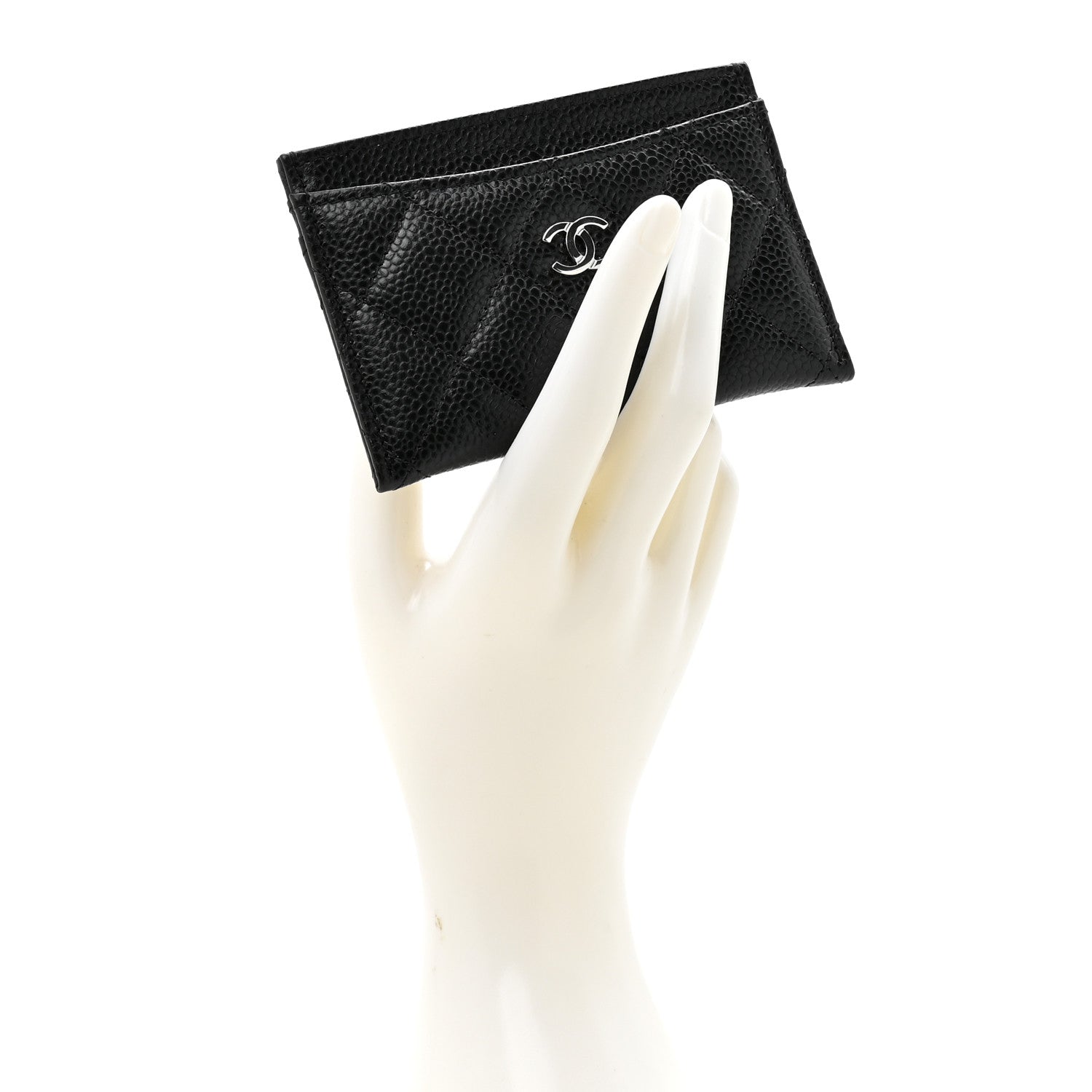 Chanel Caviar Quilted Card Holder Black 2 of 9