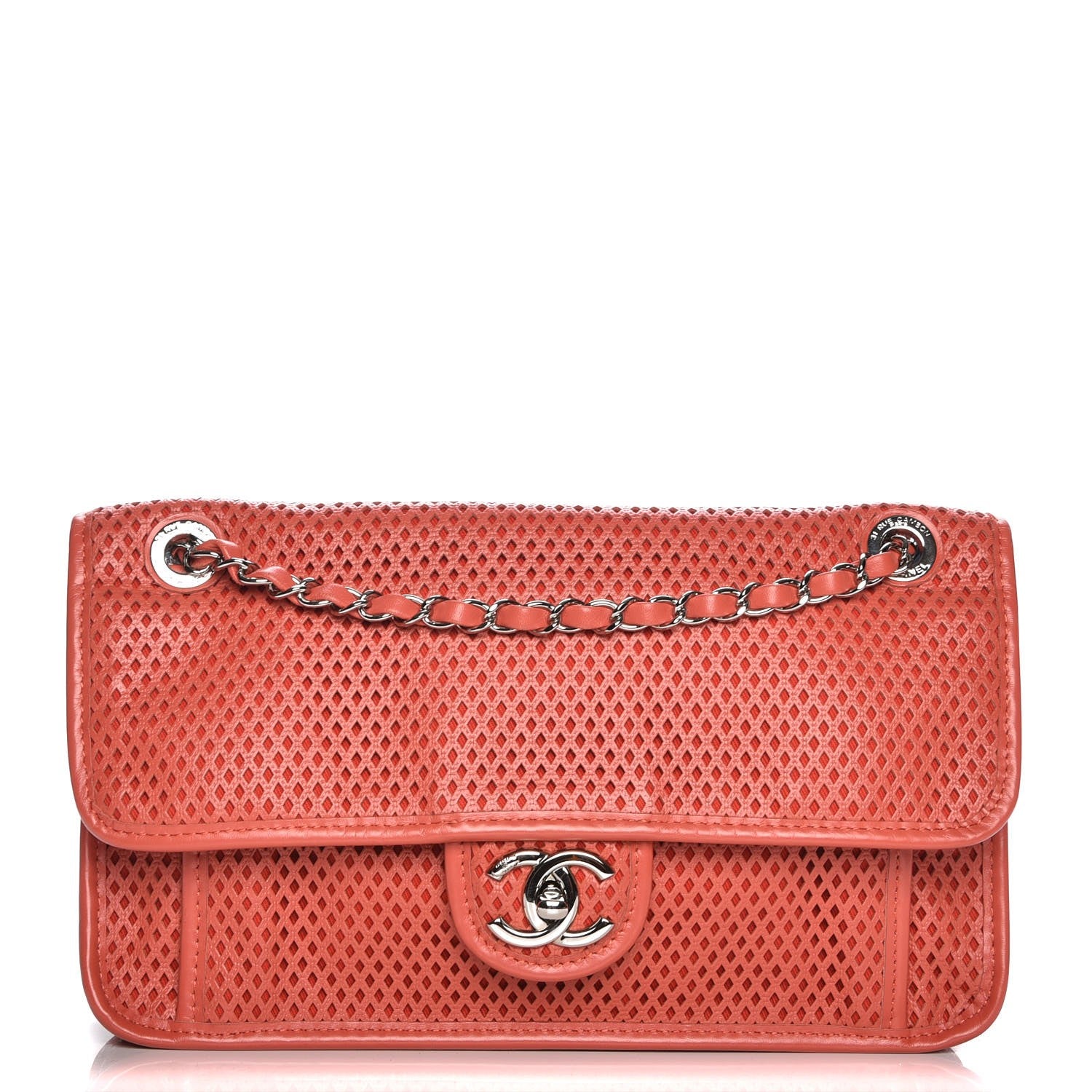 Chanel Perforated Calfskin Up In The Air Flap Red 1 of 7