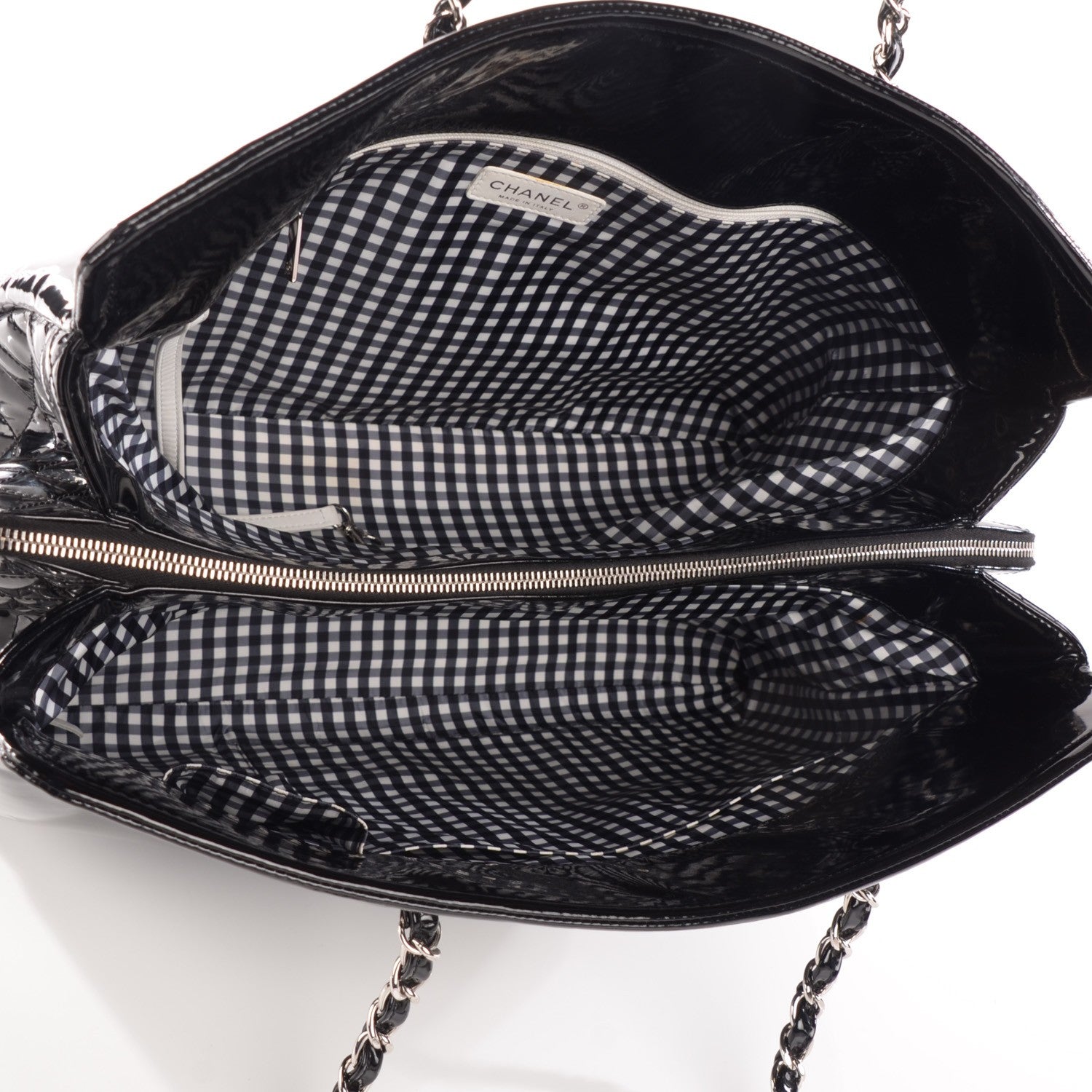 Chanel Vinyl Lipstick Tote Black 5 of 7