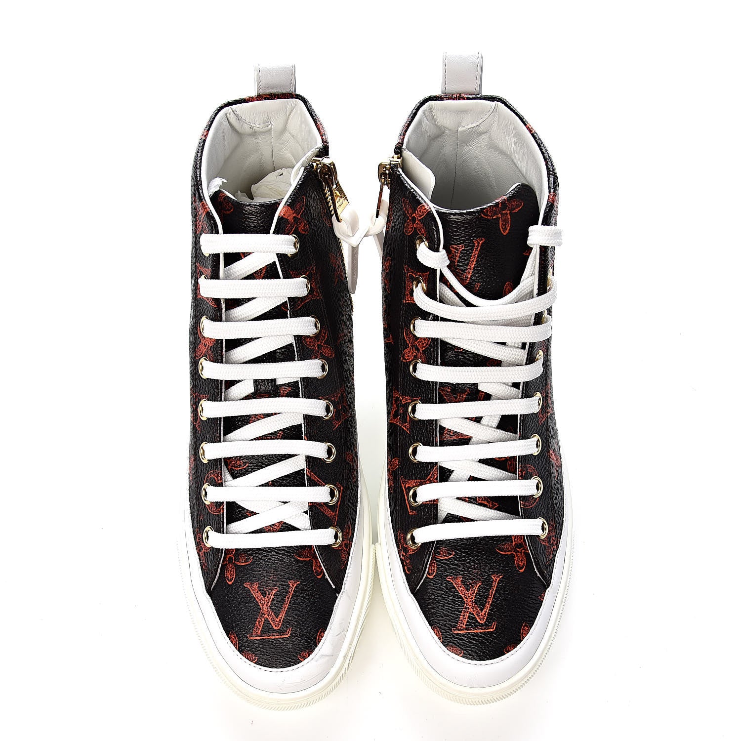 Louis Vuitton Catogram Stellar Sneaker Boots 36 Marron 9 of 9