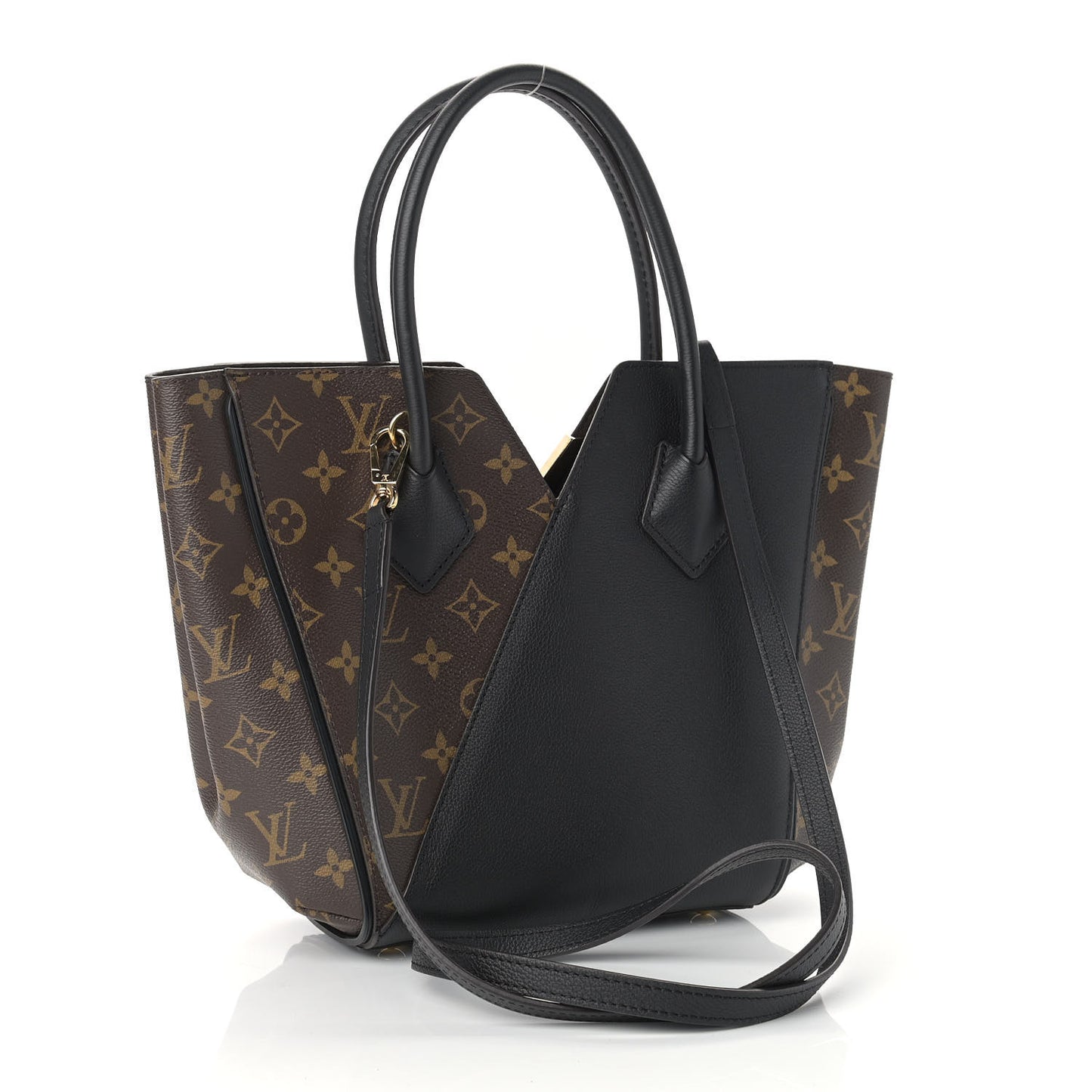 Calfskin Monogram Kimono Tote PM Black