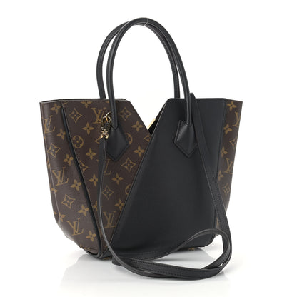 Louis Vuitton Calfskin Monogram Kimono Tote PM Black 3 of 10