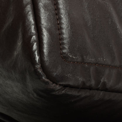 Chanel Coated Canvas Quilted Large Garment Travel Bag Brown 8 of 10