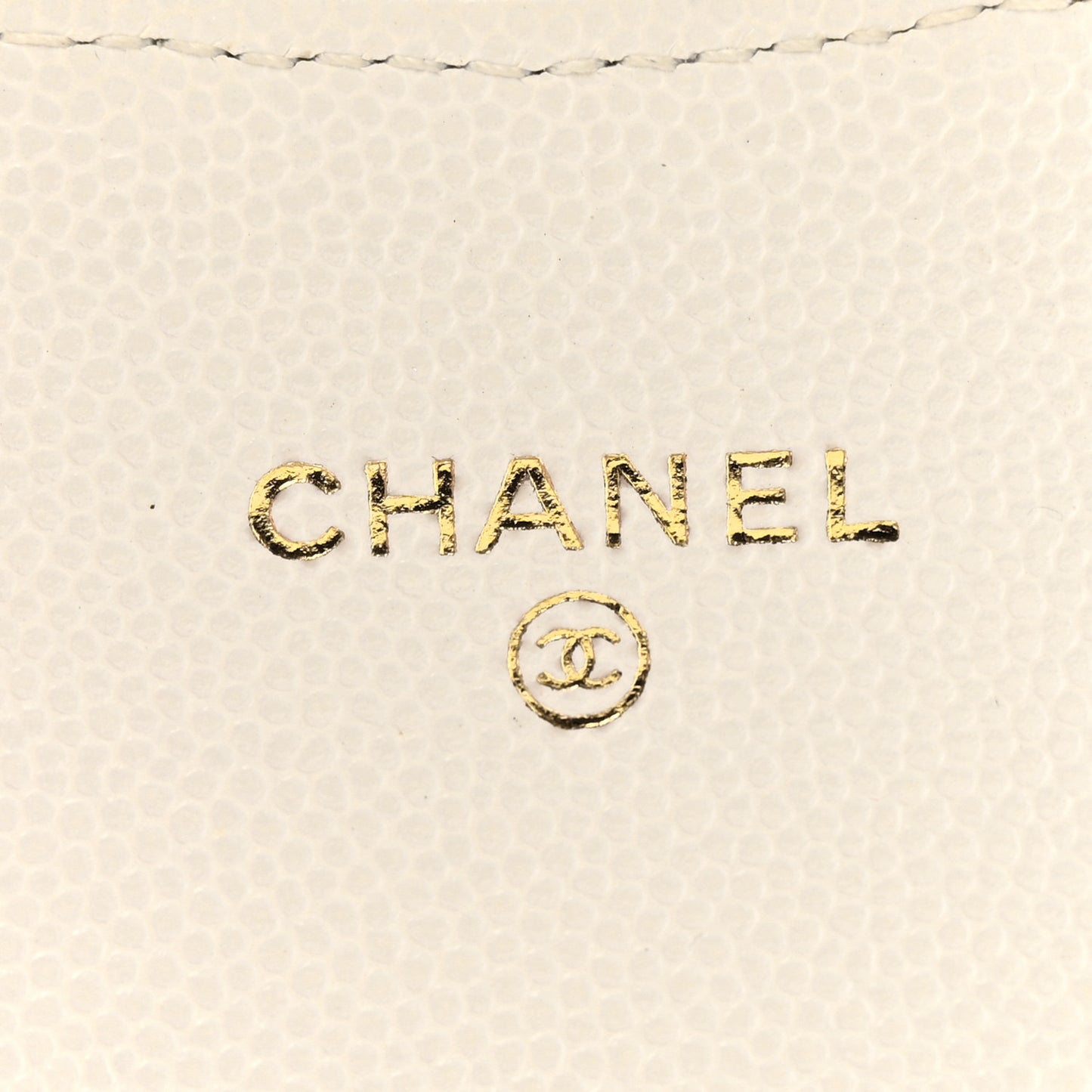 Caviar Quilted Mini Chain Belt Bag White
