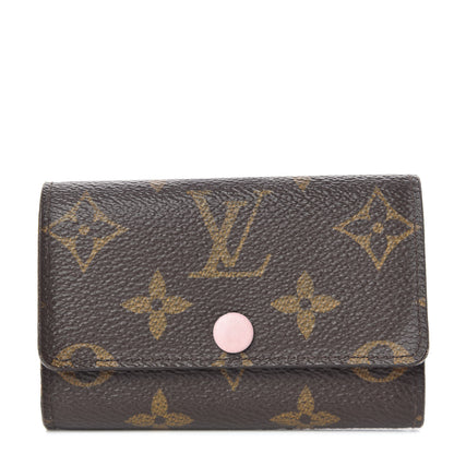 Louis Vuitton Monogram Multicles 6 Key Holder Rose Ballerine 1 of 11