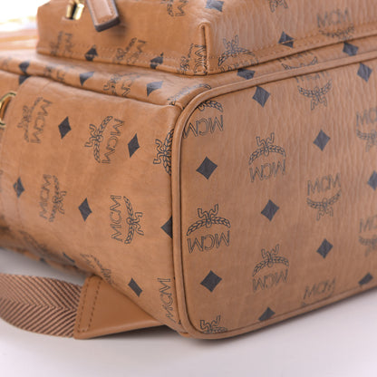 MCM Visetos Mini Stark Berlin Backpack Cognac 6 of 11