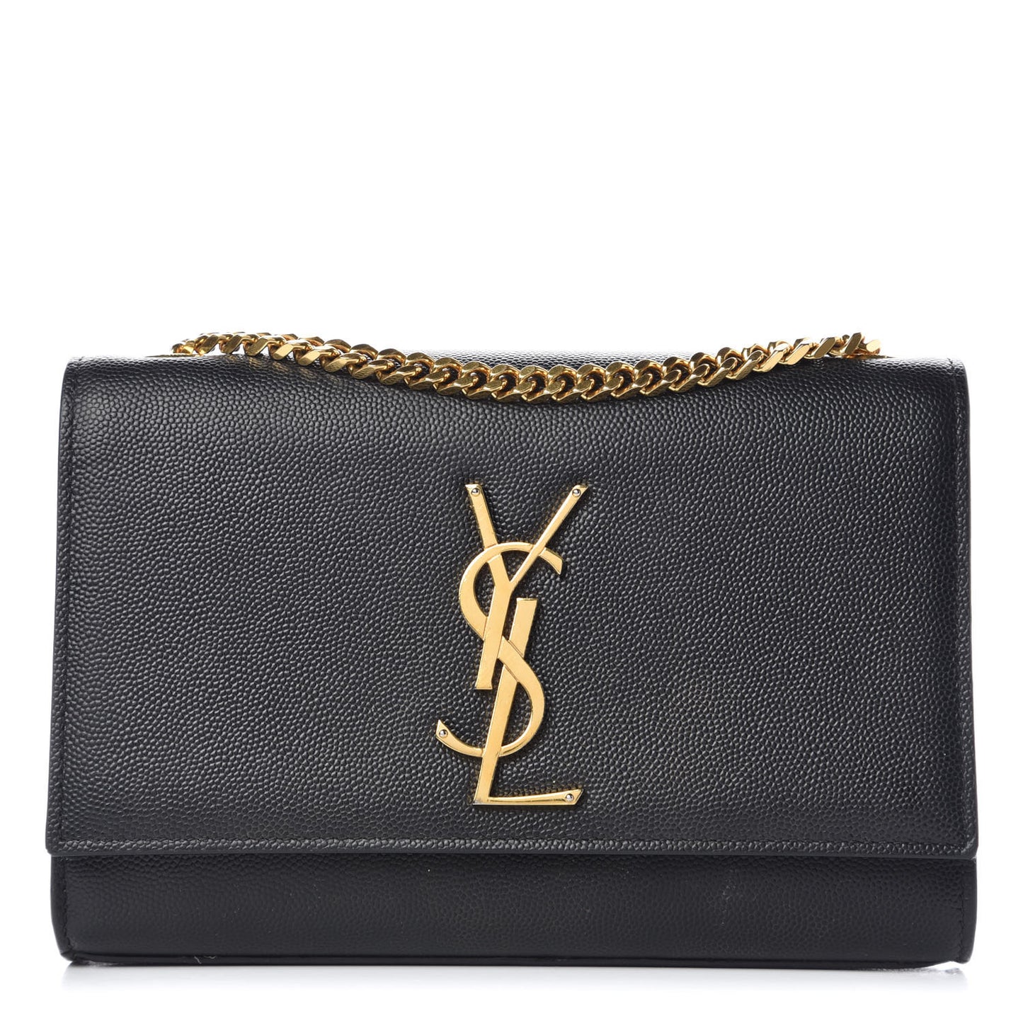 Grain De Poudre Small Monogram Kate Satchel Black