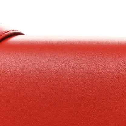 Delvaux Calfskin MM Tempete Satchel Scarlet Red 8 of 12