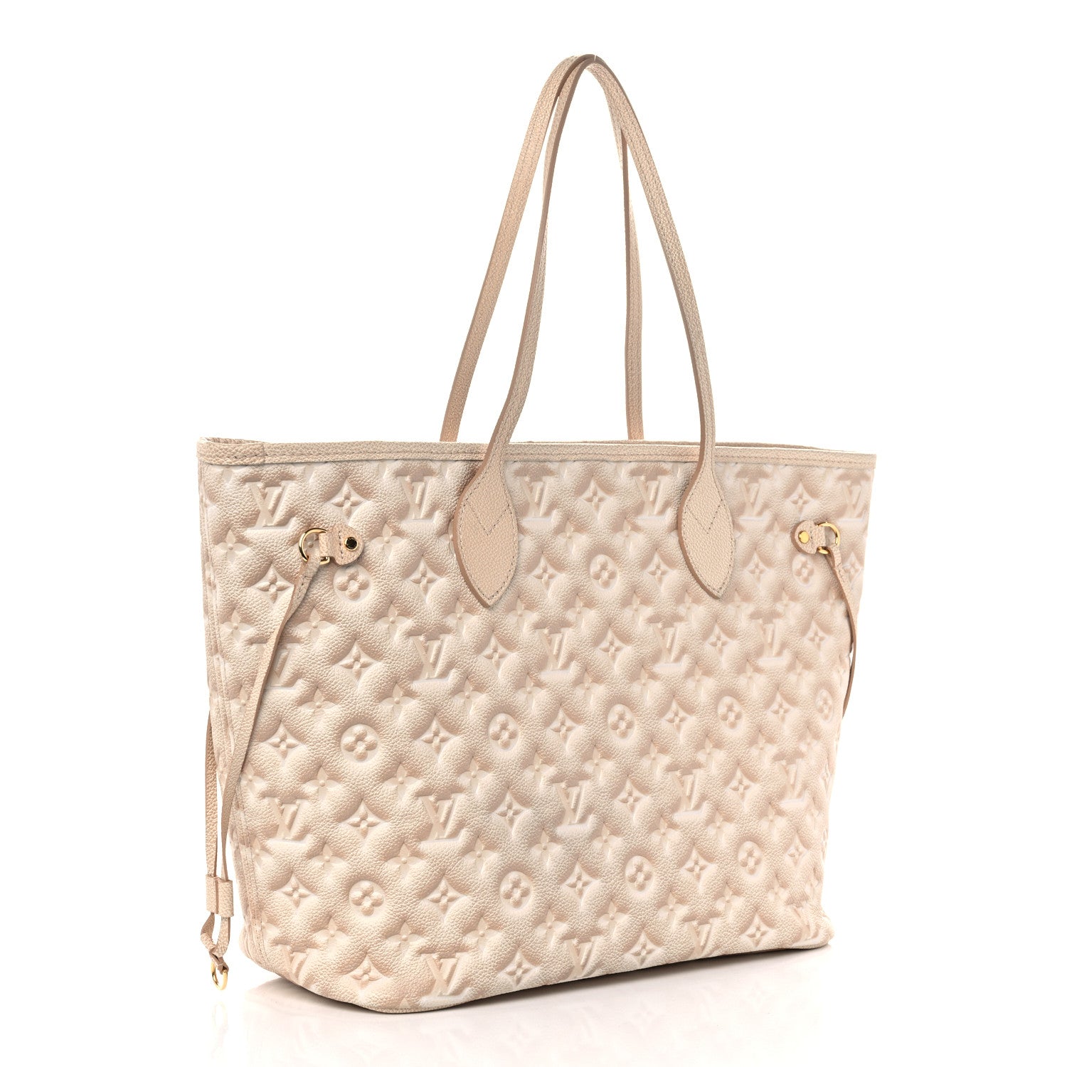 Louis Vuitton Empreinte Monogram Summer Stardust Neverfull MM Beige Clair 4 of 10