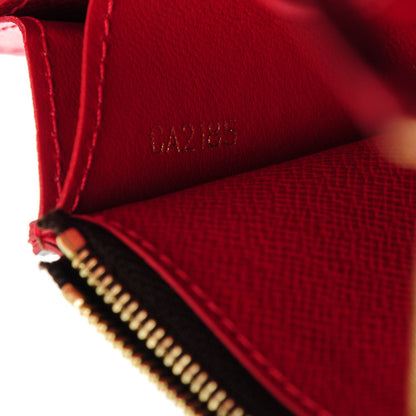 Louis Vuitton Damier Ebene Caissa Wallet Cherry 6 of 6