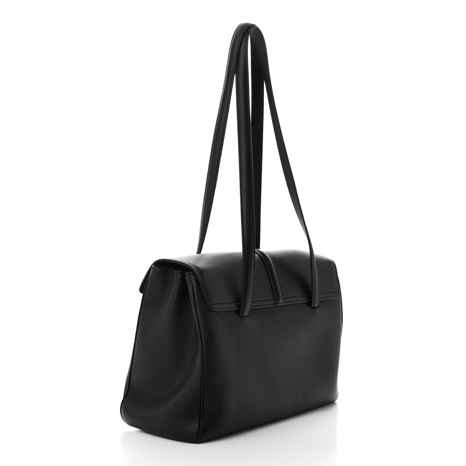 Celine Supple Grained Calfskin Medium Soft 16 Bag Black 2 of 9