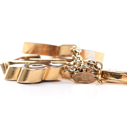 Louis Vuitton Fleur De Monogram Bag Charm Dore 3 of 7