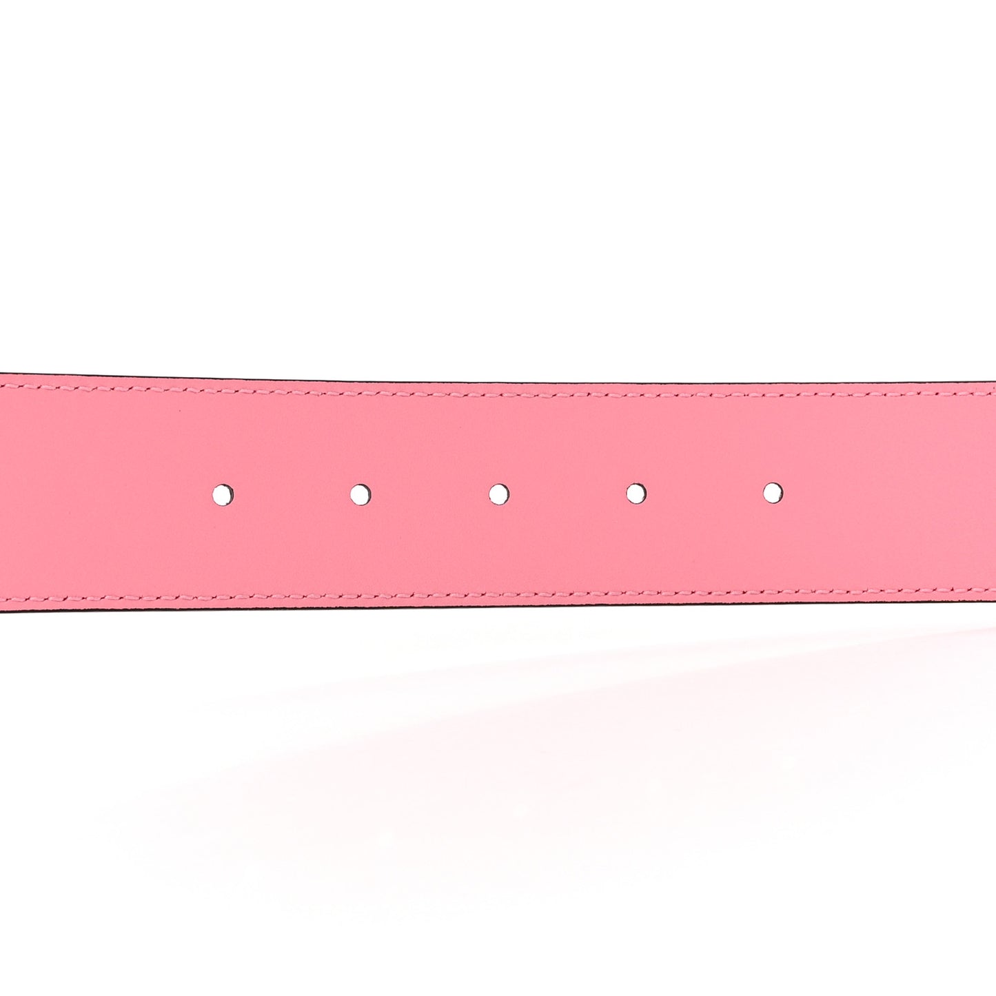 Supreme Canvas Textured Dollar Calfskin Pineapple Rose Double G 40mm Belt 90 36 Yellow Green Butter Pink