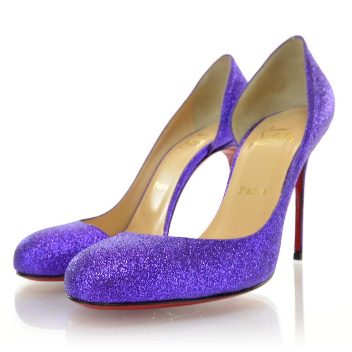Helmour 100 Glitter Pumps 38.5 Purple