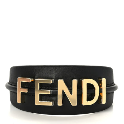 Fendi Lambskin Fendigraphy Headband Black 3 of 4