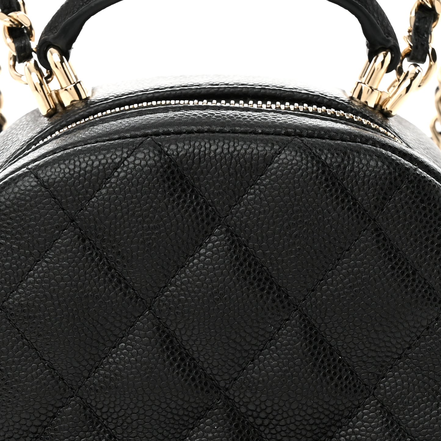 Caviar Quilted CC Mini Classic Backpack Black