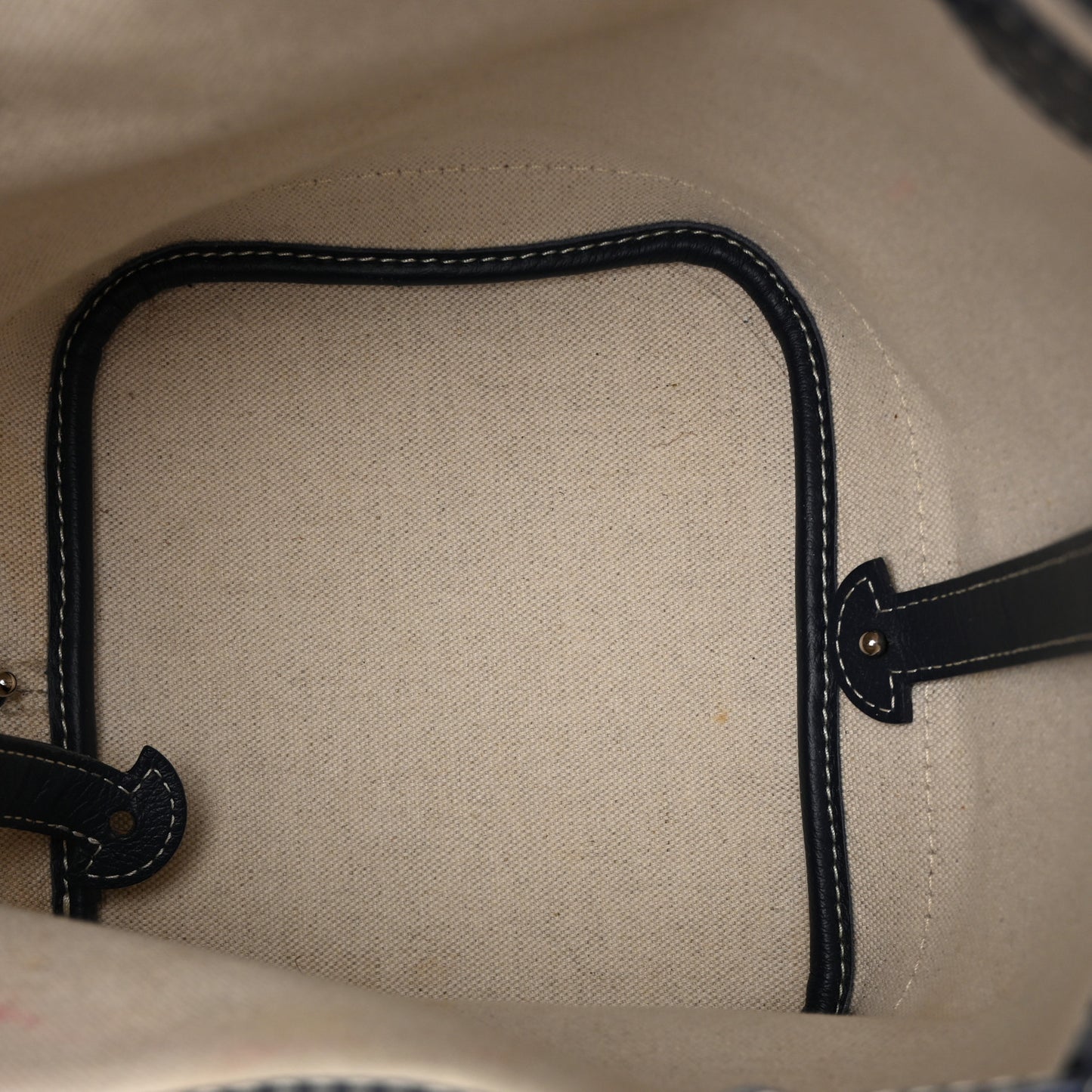 Goyardine Petit Flot Bucket Bag PM Navy