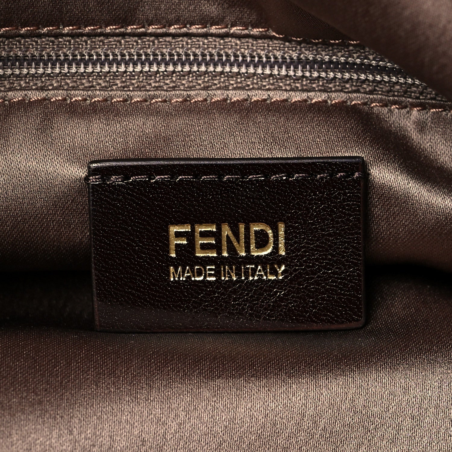 Fendi Vitello Savana Forever Mama Baguette Verde Bosco 6 of 10