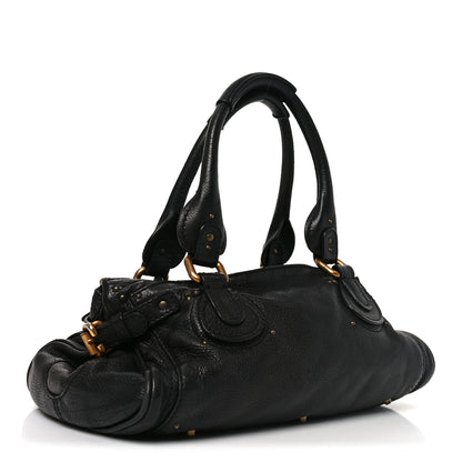 Chloe Calfskin Medium Paddington Satchel Black 3 of 10