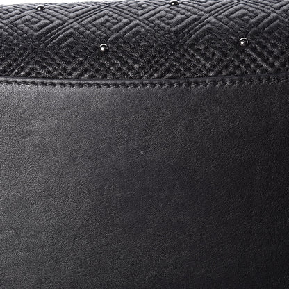 Givenchy Lambskin Logo Embossed Small Studded Antigona Black 17 of 18