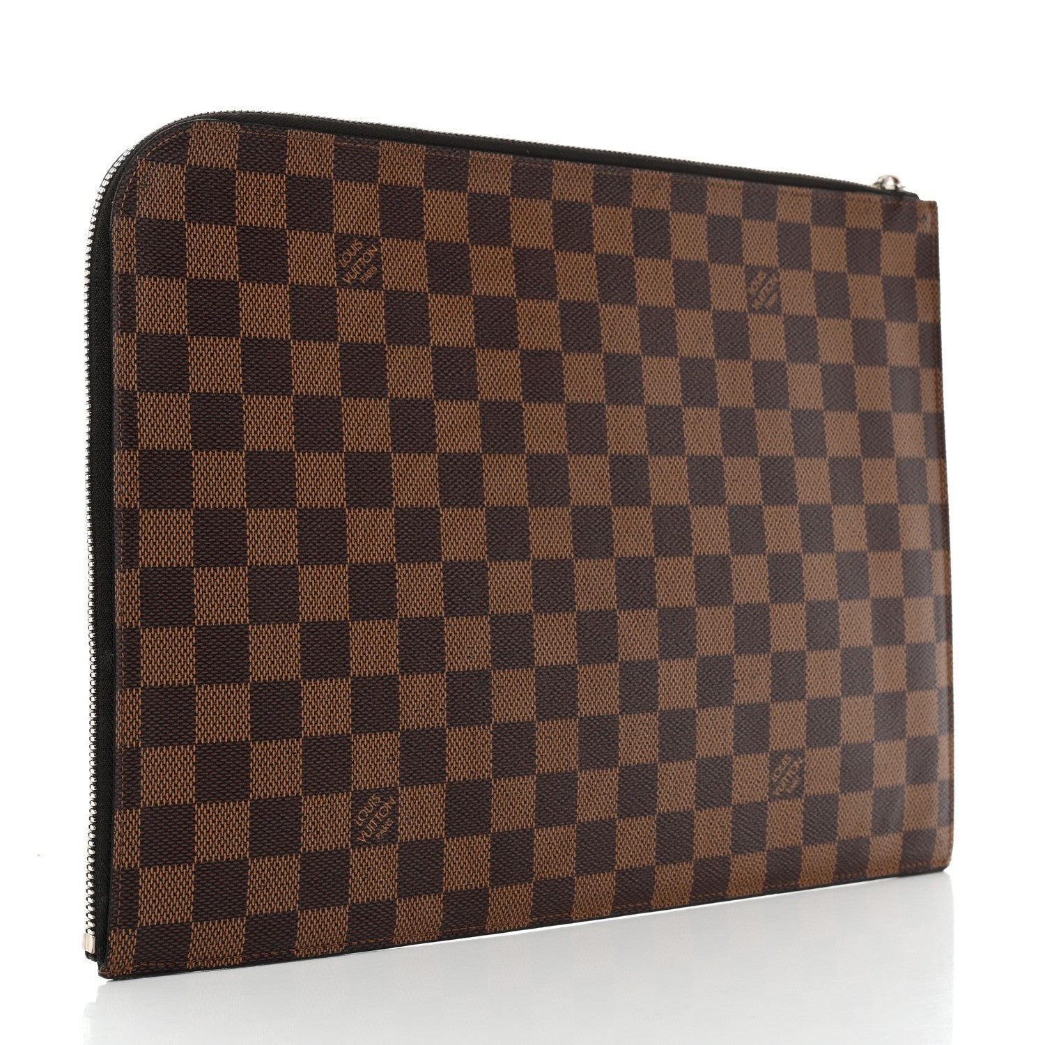Louis Vuitton Savane Damier Ebene Lion Chapman Pochette Jour GM 3 of 11