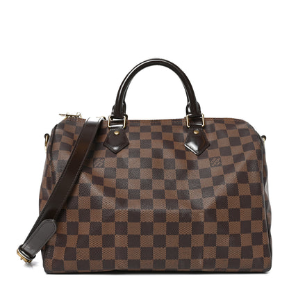 Louis Vuitton Damier Ebene Speedy Bandouliere 30 1 of 10
