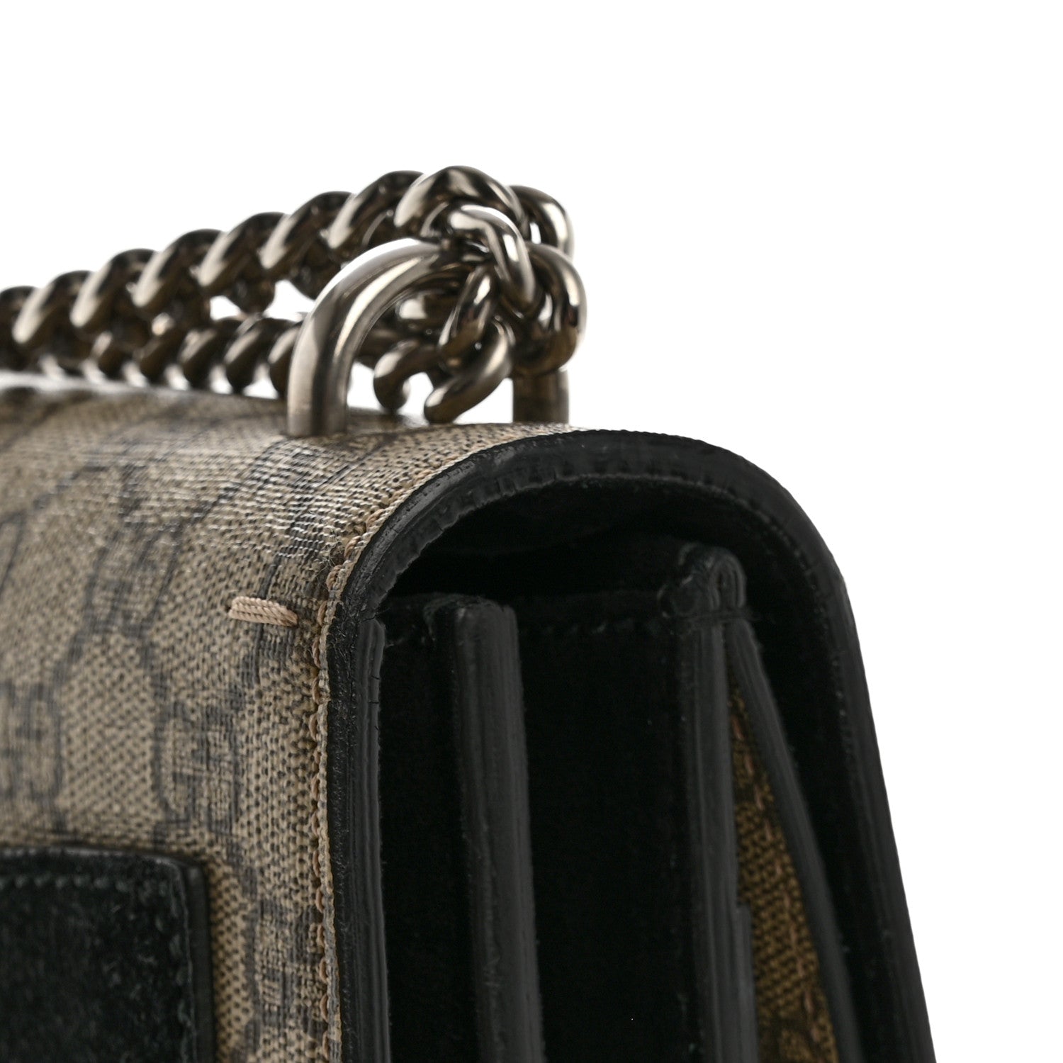 Gucci GG Supreme Monogram Medium Dionysus Shoulder Bag Black 13 of 14