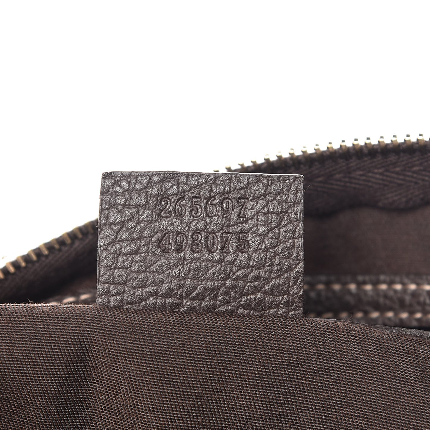 Crystal Monogram Medium Joy Boston Dark Brown