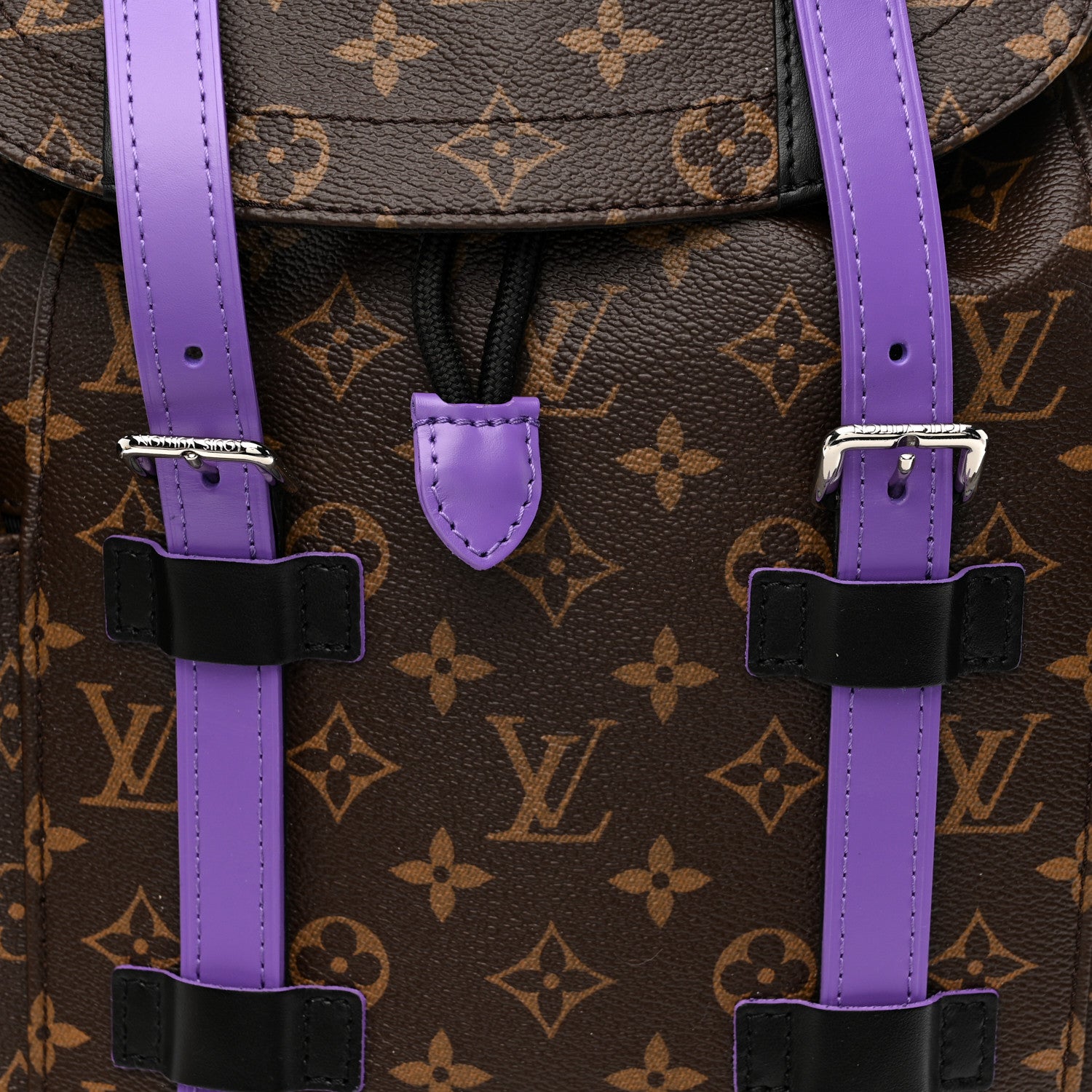 Louis Vuitton Monogram Macassar Christopher MM Backpack Purple 1875170 – FASHIONPHILE