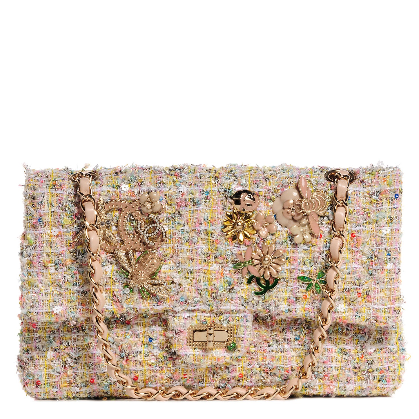 Tweed Garden Party 2.55 Reissue 225 Flap Multicolor
