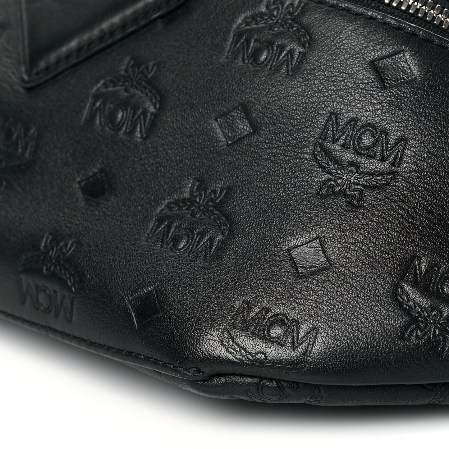 Calfskin Ottomar Monogram Fursten Belt Bag Black