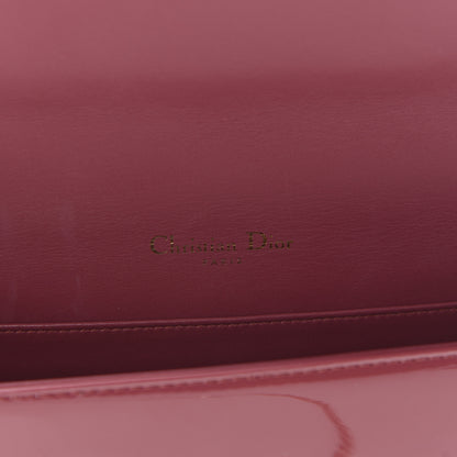 Christian Dior Patent Cannage Lady Dior Clutch Mallow Rose 6 of 10