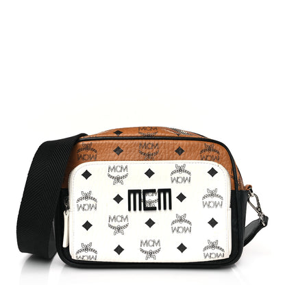 MCM Visetos Mix Small Klassik Crossbody White 1 of 10