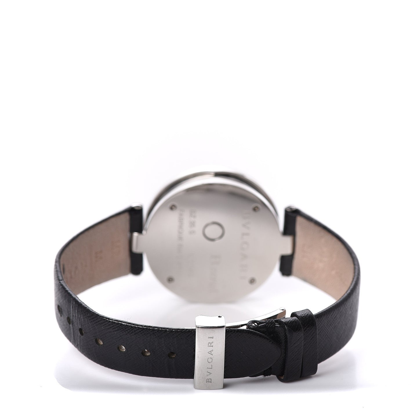 Stainless Steel Calfskin Diamond 35mm B.Zero1 Butterfly Quartz Watch Black