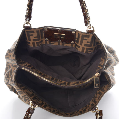Fendi Zucca Mia Tote Tobacco 5 of 10