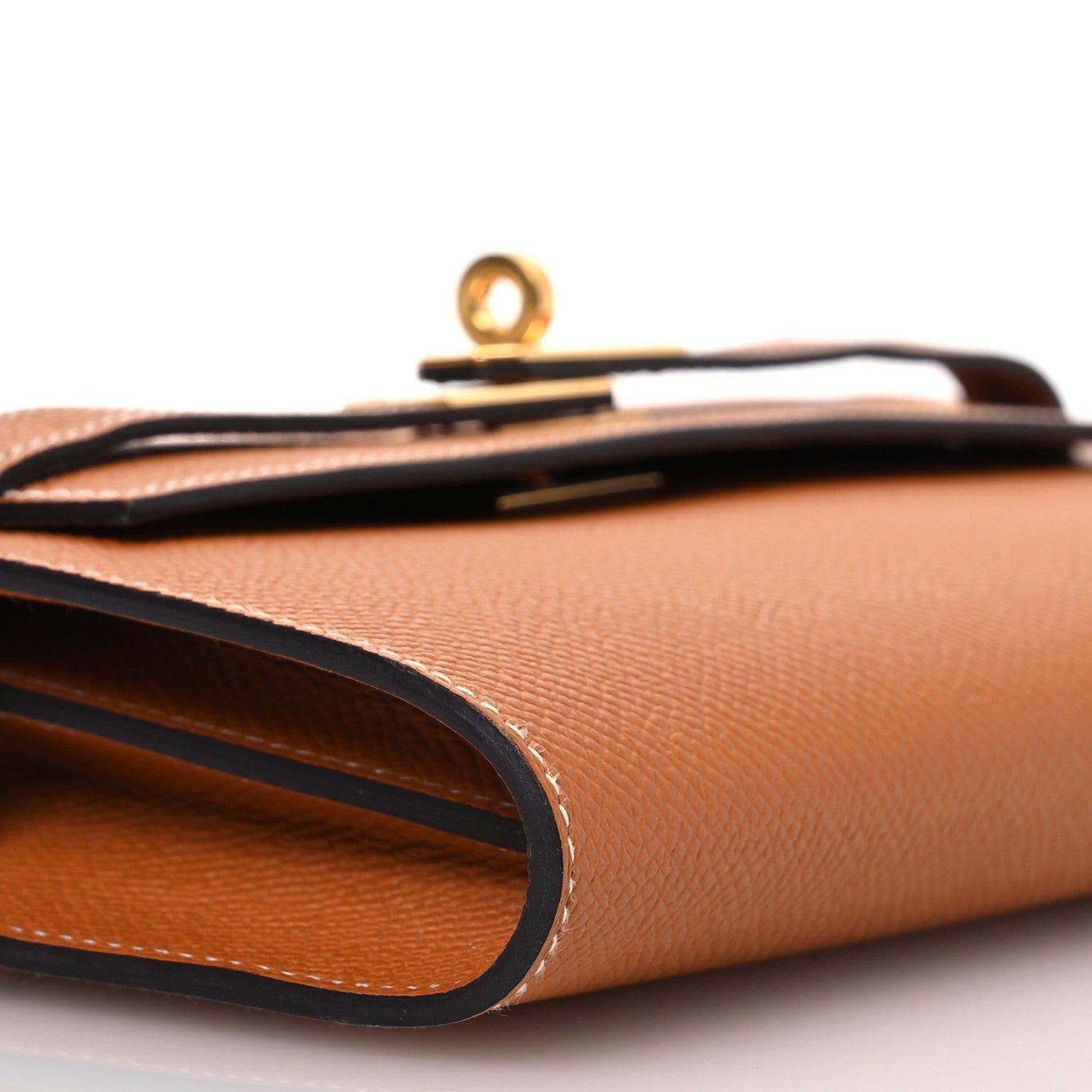 Hermes Epsom Kelly Wallet To Go Gold 10 of 14