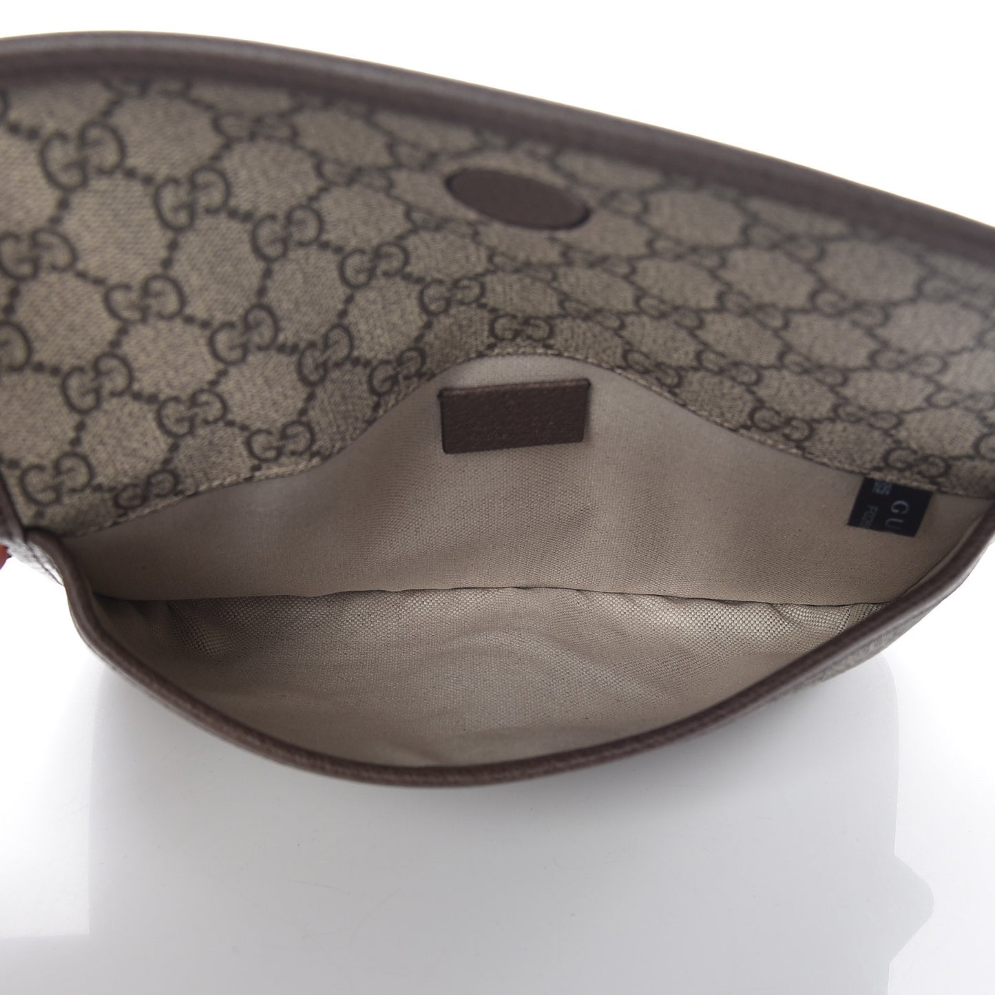 GG Supreme Monogram Neo Vintage Web Belt Bag Brown
