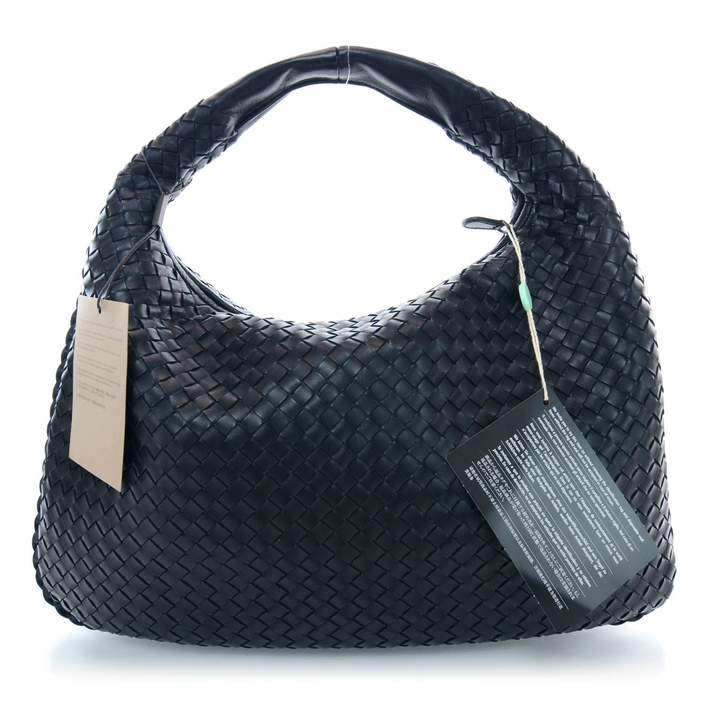 Nappa Intrecciato Large Veneta Nero Black