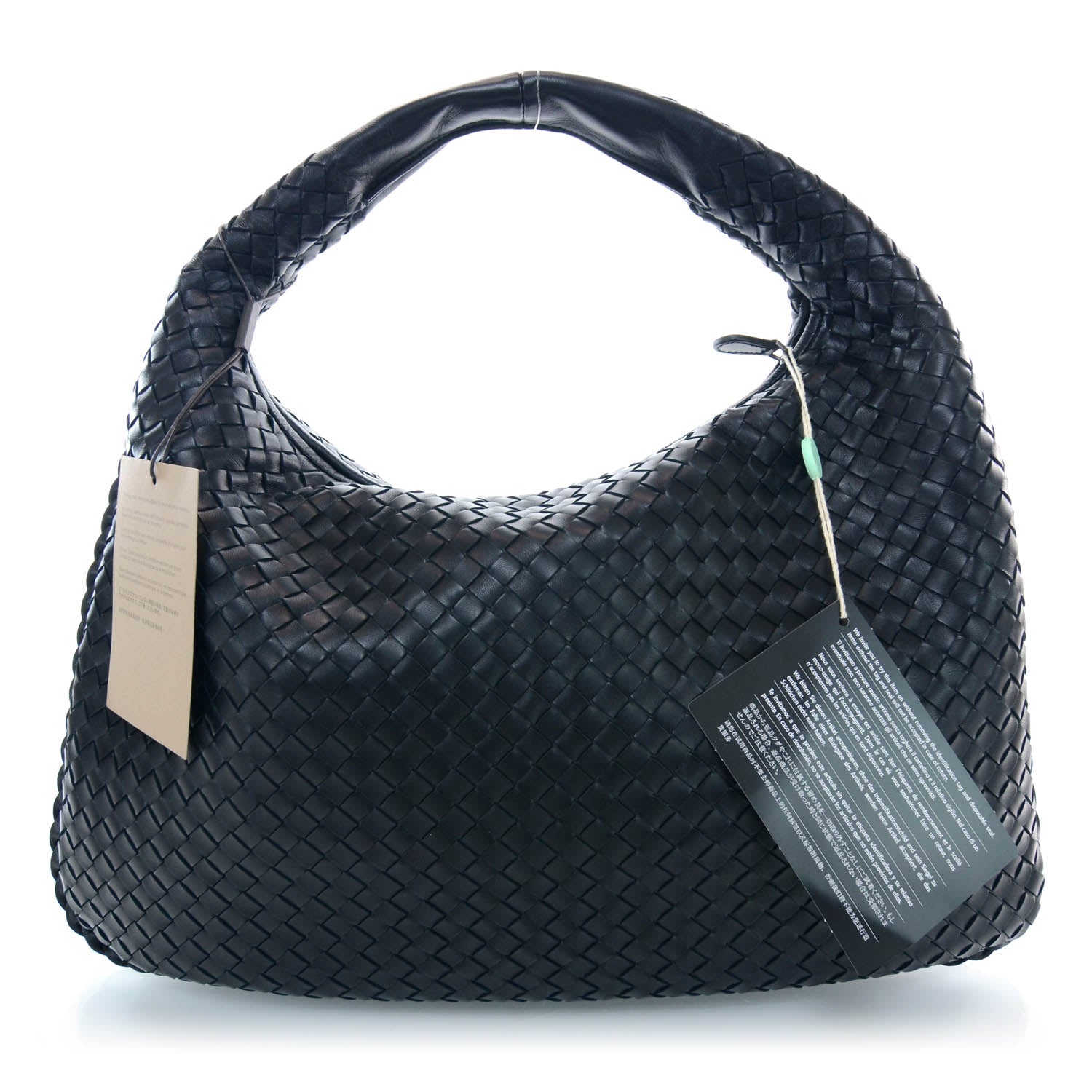 Bottega Veneta Nappa Intrecciato Large Veneta Nero Black 3 of 9