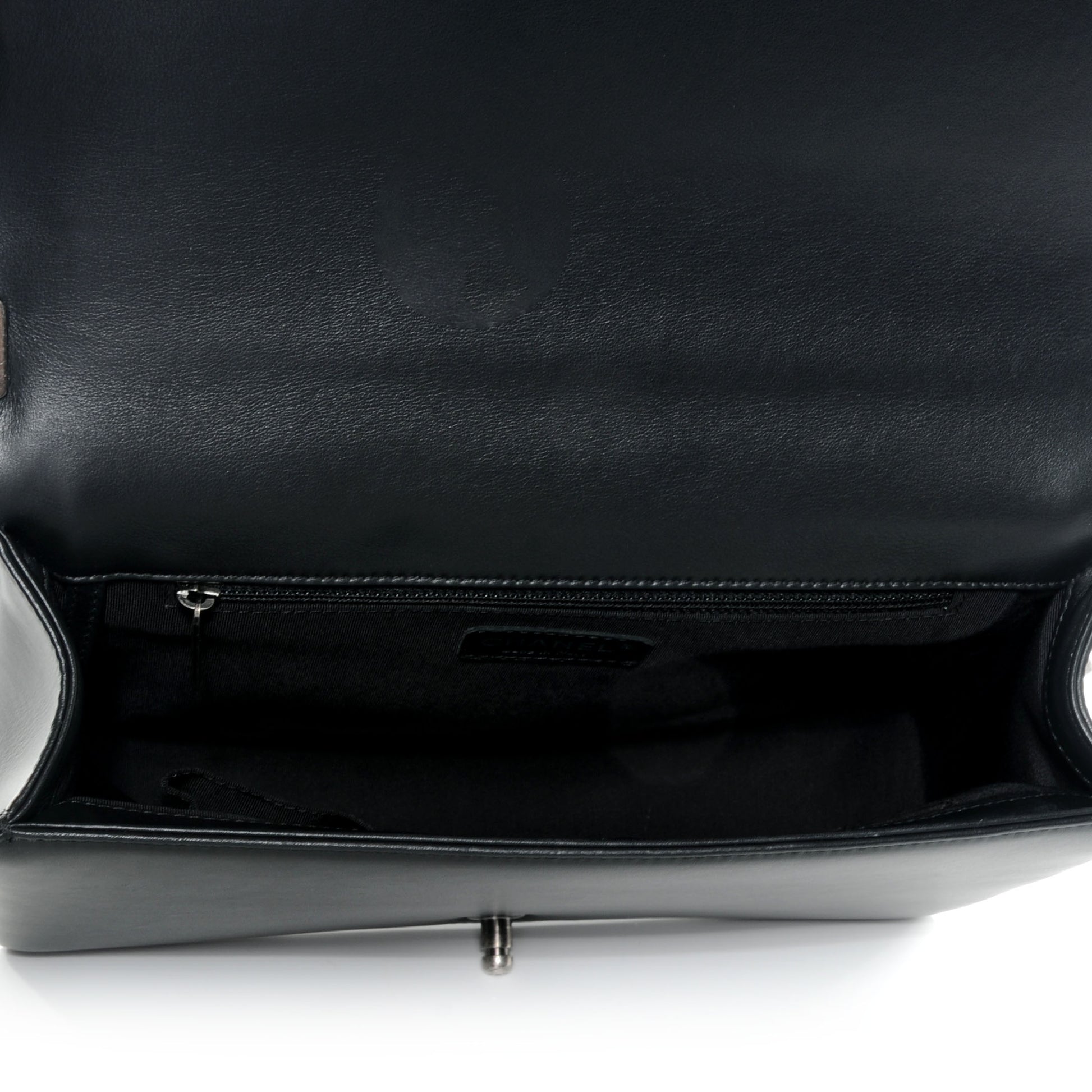 Chanel Lambskin Quilted Large Boy Flap Black 6 of 9