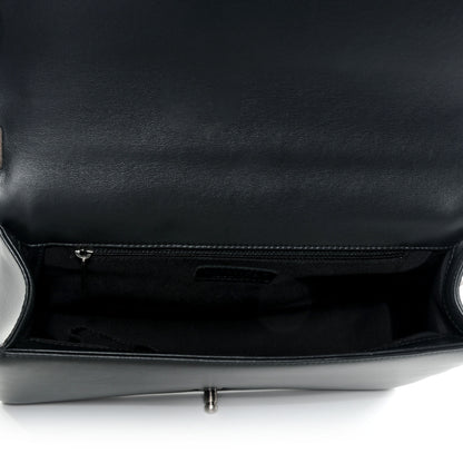 Chanel Lambskin Quilted Large Boy Flap Black 6 of 9