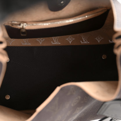 Louis Vuitton Mahina Carmel Hobo Chocolate 5 of 14