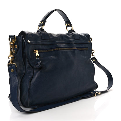 Proenza Schouler Lambskin Medium PS1 Satchel Midnight 3 of 14