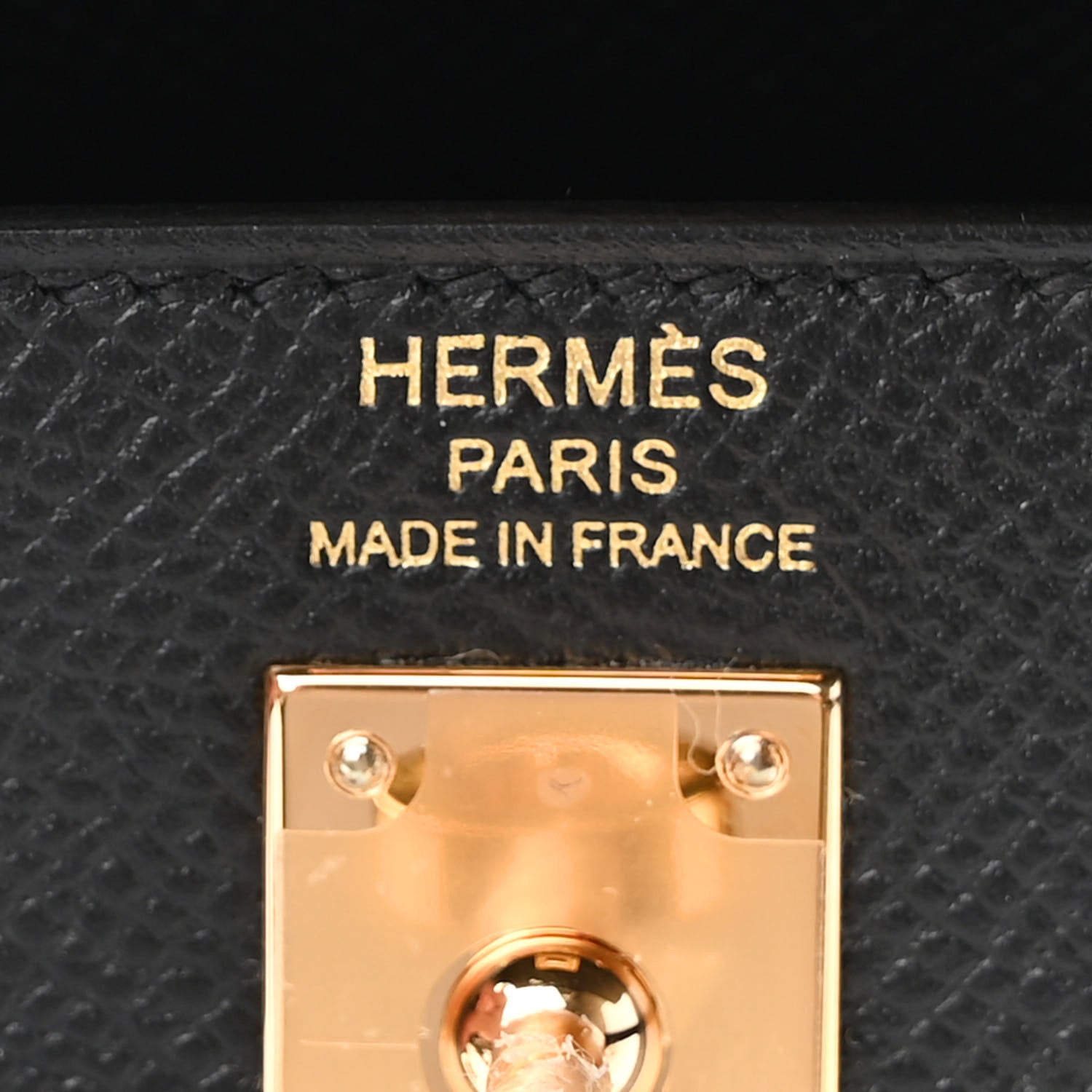 Hermes Epsom Kelly Sellier 25 Black 5 of 10
